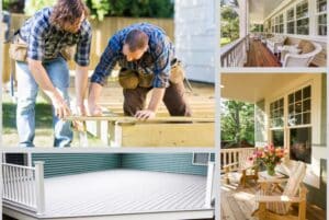 How To Install A Porch Roof To A Mobile Home Existing Deck