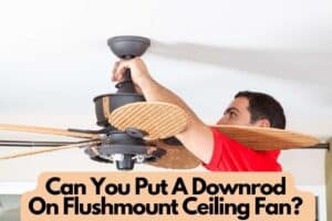 Read more about the article Can You Put A Downrod On Flushmount Ceiling Fan? – Full Guide