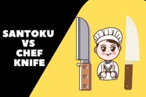 Read more about the article Santoku vs Chef Knife – (Side-by-Side Comparison)